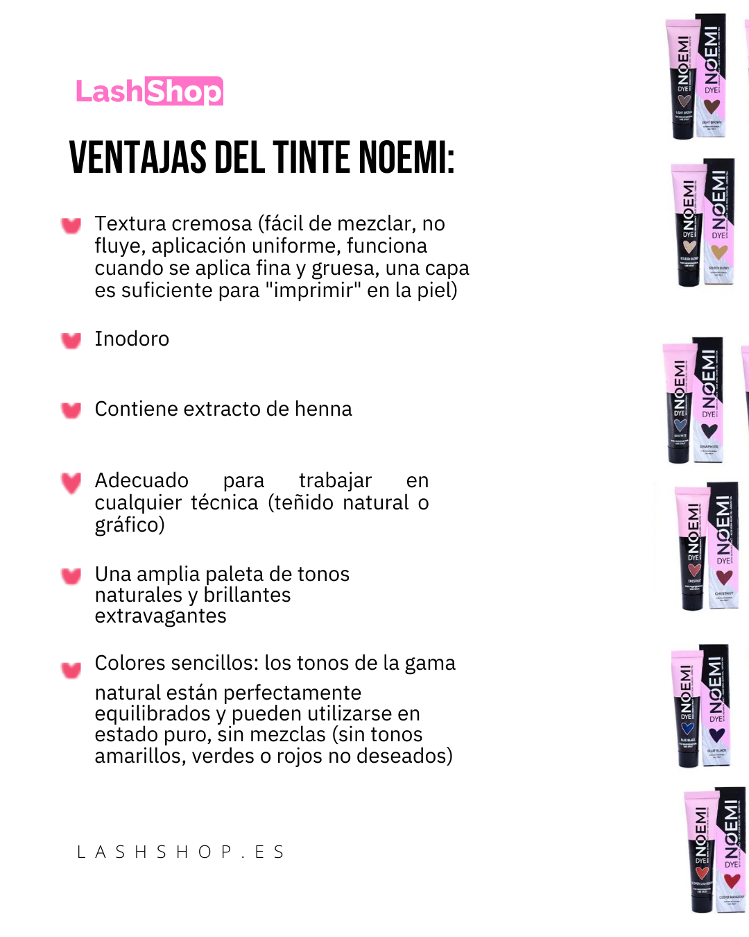 NOEMI TINTE HÍBRIDO EFECTO HENNA PARA CEJAS Y PESTAÑAS (CON ALOE VERA Y TÉ VERDE) - Lash Shop Canarias Eyebrow Tint RUBIO DORADO