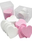 200 Hojas para limpieza de la boquilla de pegamento pestañas - Lash Shop Canarias eyelash extensions materials Blanco