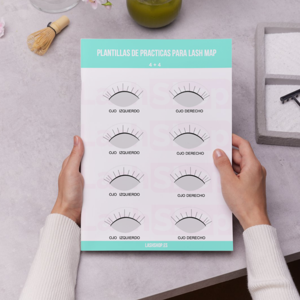 Plantilla de Mapping Extensiones de Pestañas - Lash Shop Canarias Default Title