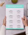 Plantilla de Mapping Extensiones de Pestañas - Lash Shop Canarias