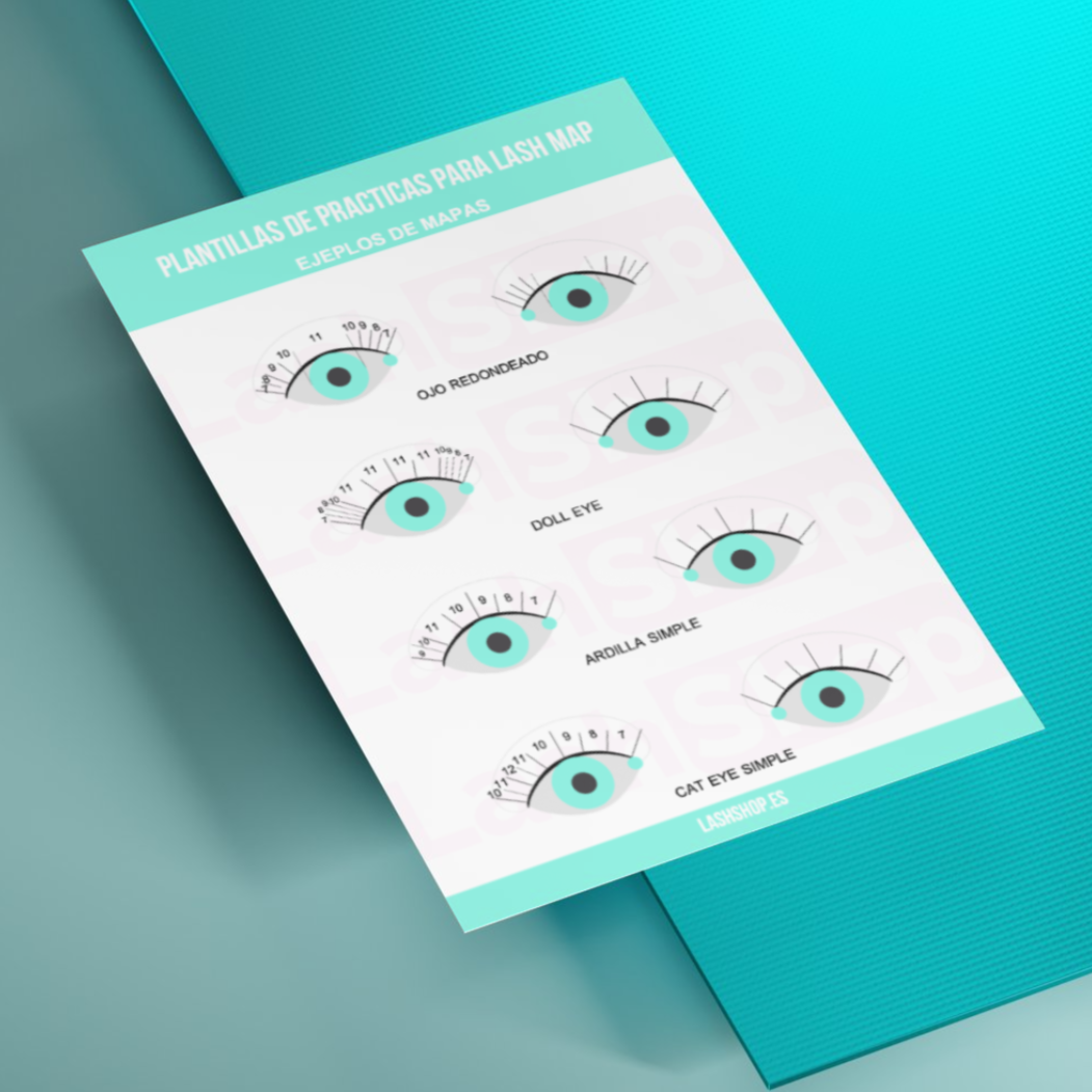 Plantilla de Mapping Extensiones de Pestañas - Lash Shop Canarias Default Title