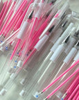 Boligrafo gel marcador pestañas / cejas - Lash Shop Canarias Eyelash Extensions Accessories Rosa