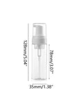 Botella para ESPUMA 50ml / espumadora para champoo de pestañas - Lash Shop Canarias Water Bottles 50ml TRANSPARENTE