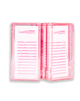 Caja con la bandeja extraíble / palet para extensiones de pestañas - Lash Shop Canarias Rosa