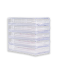 Caja con la bandeja extraíble / palet para extensiones de pestañas - Lash Shop Canarias Gris Oscuro