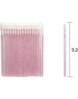 Labiales desechable - Lash Shop Canarias lip brush Rosa crystal