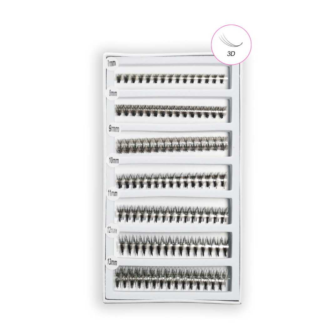 3D Mix Express Pro Fan 0.10 Volumen - Lash Shop Canarias False Eyelashes C 7-13 mm / 0.10