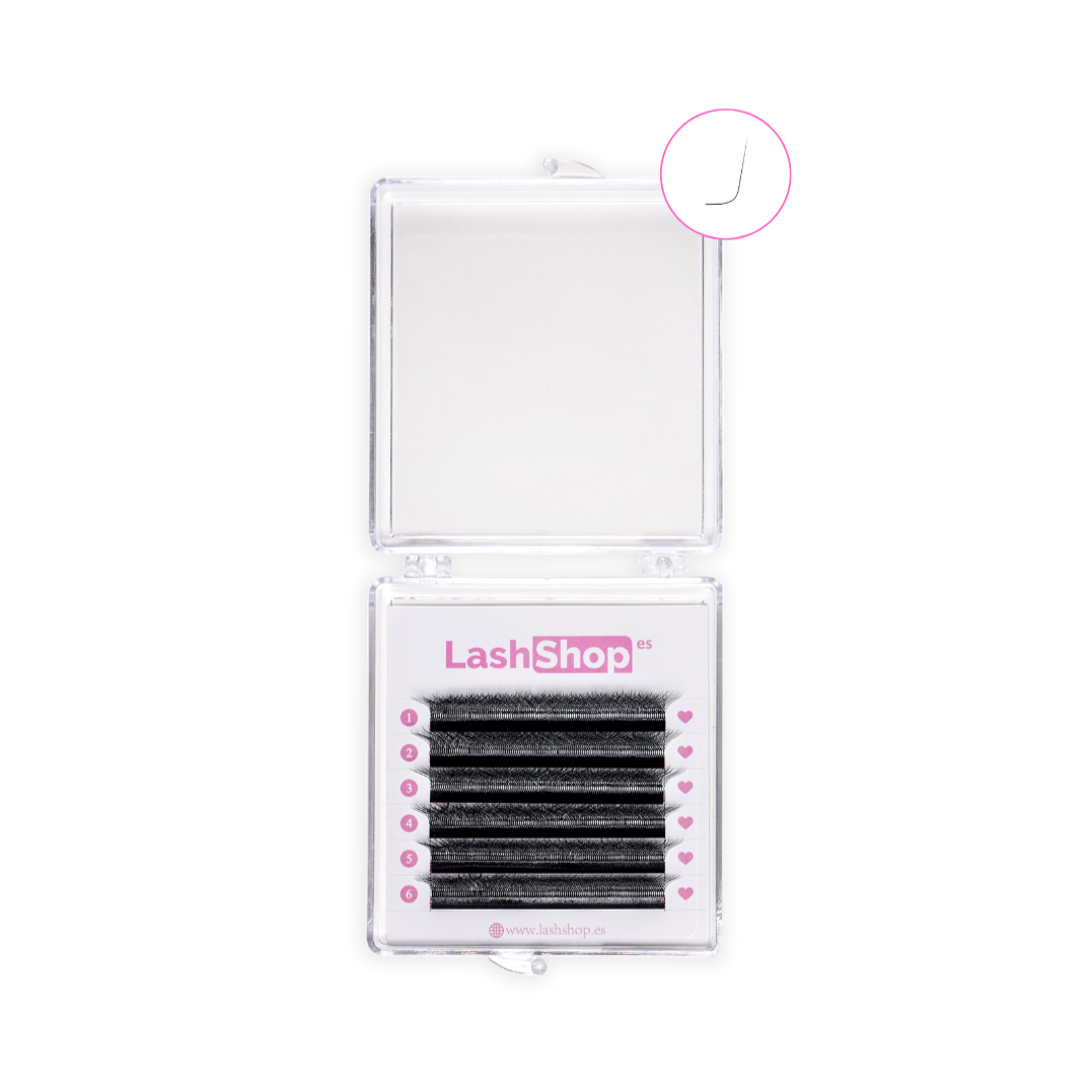VOLUMEN EGIPCIO 4D W MINI - MEDIDAS INDIVIDUALES - Lash Shop Canarias Eyelash Extensions D / 8mm