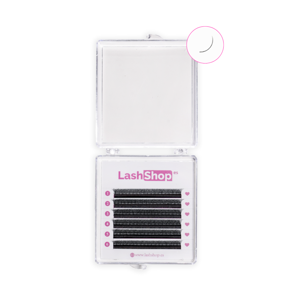 VOLUMEN EGIPCIO 4D W MINI - MEDIDAS INDIVIDUALES - Lash Shop Canarias Eyelash Extensions C / 7mm