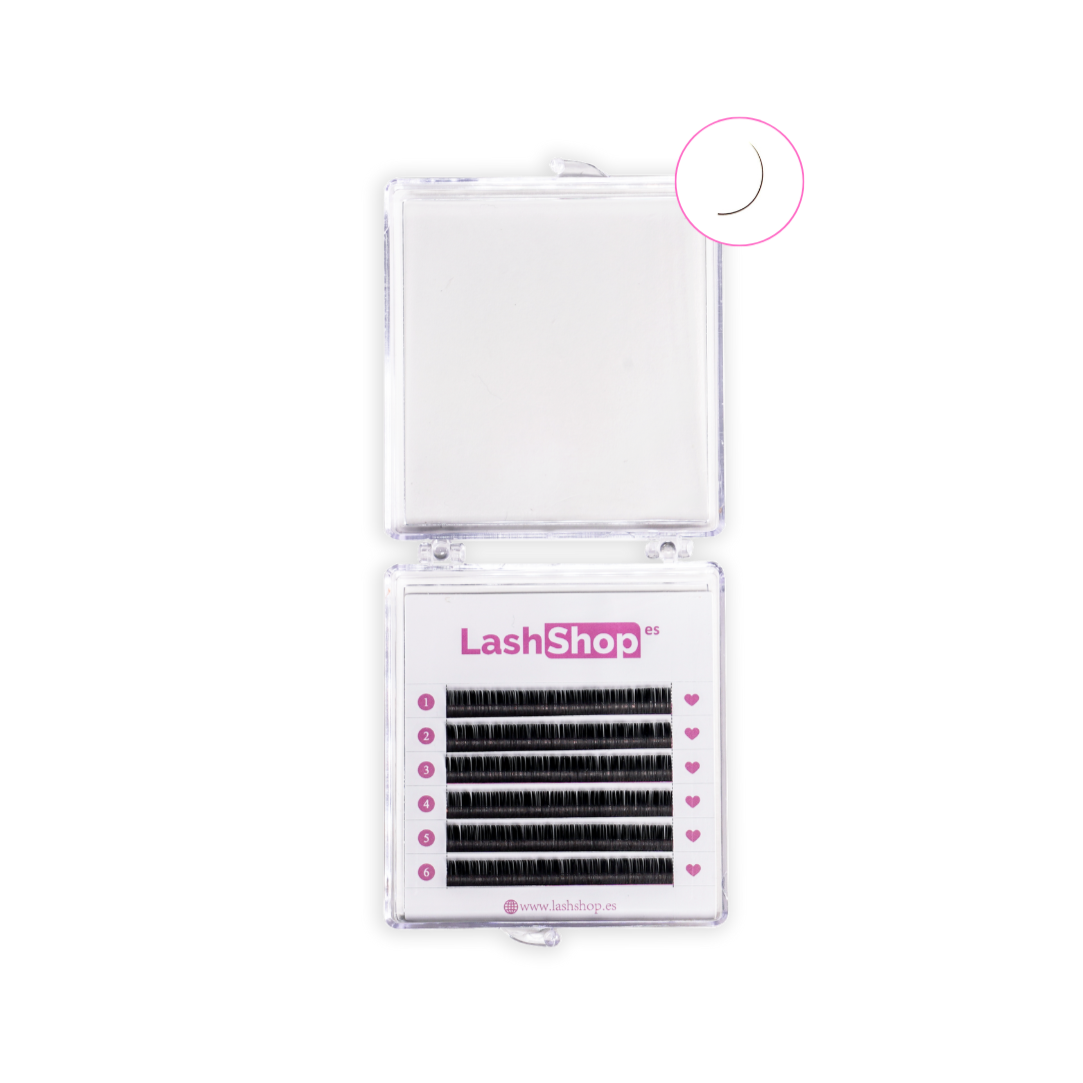 CLÁSICAS FLAT ELIPSE INDIVIDUAL - Lash Shop Canarias Extensiones de Pestañas C / 6