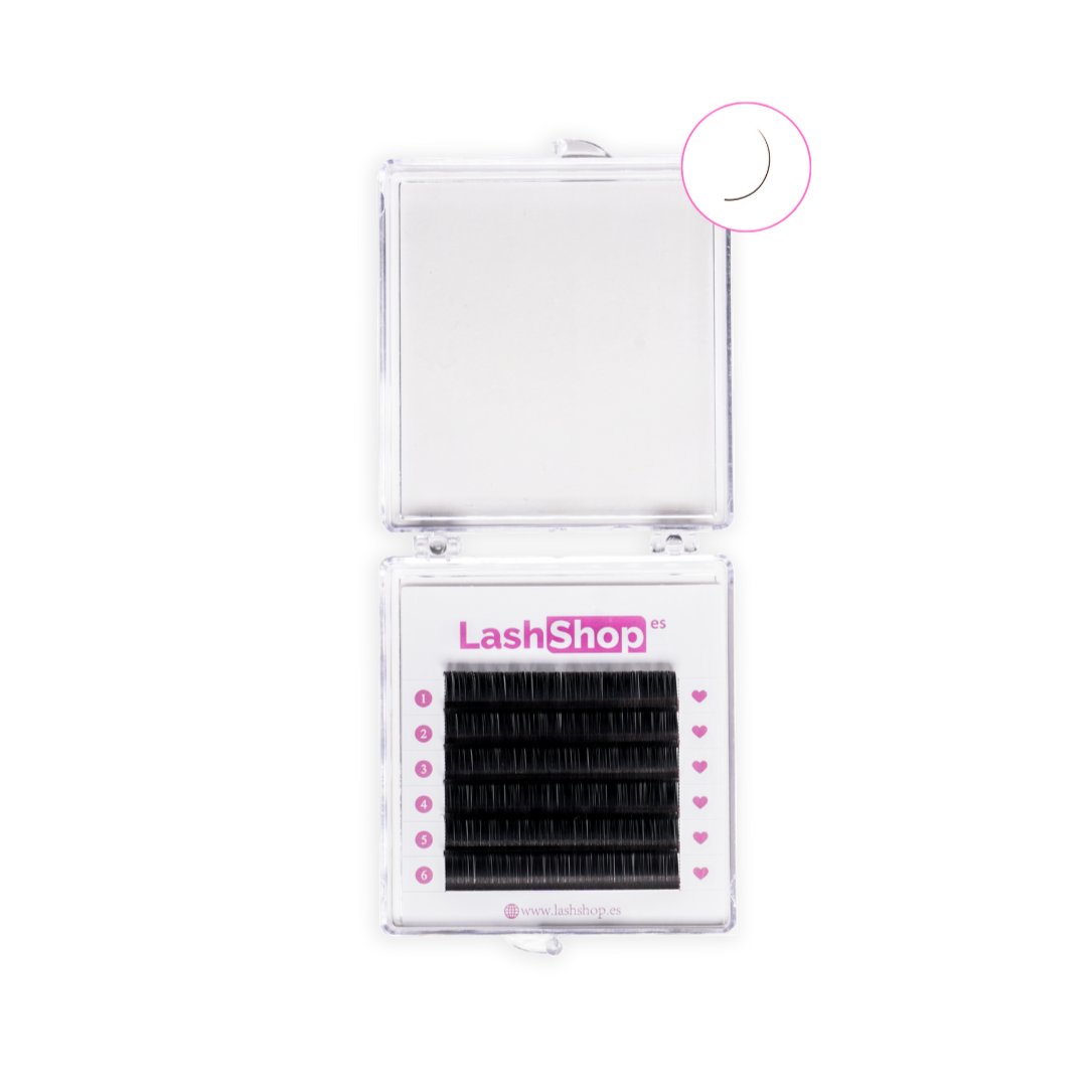CLÁSICAS FLAT ELIPSE INDIVIDUAL - Lash Shop Canarias Extensiones de Pestañas C / 6
