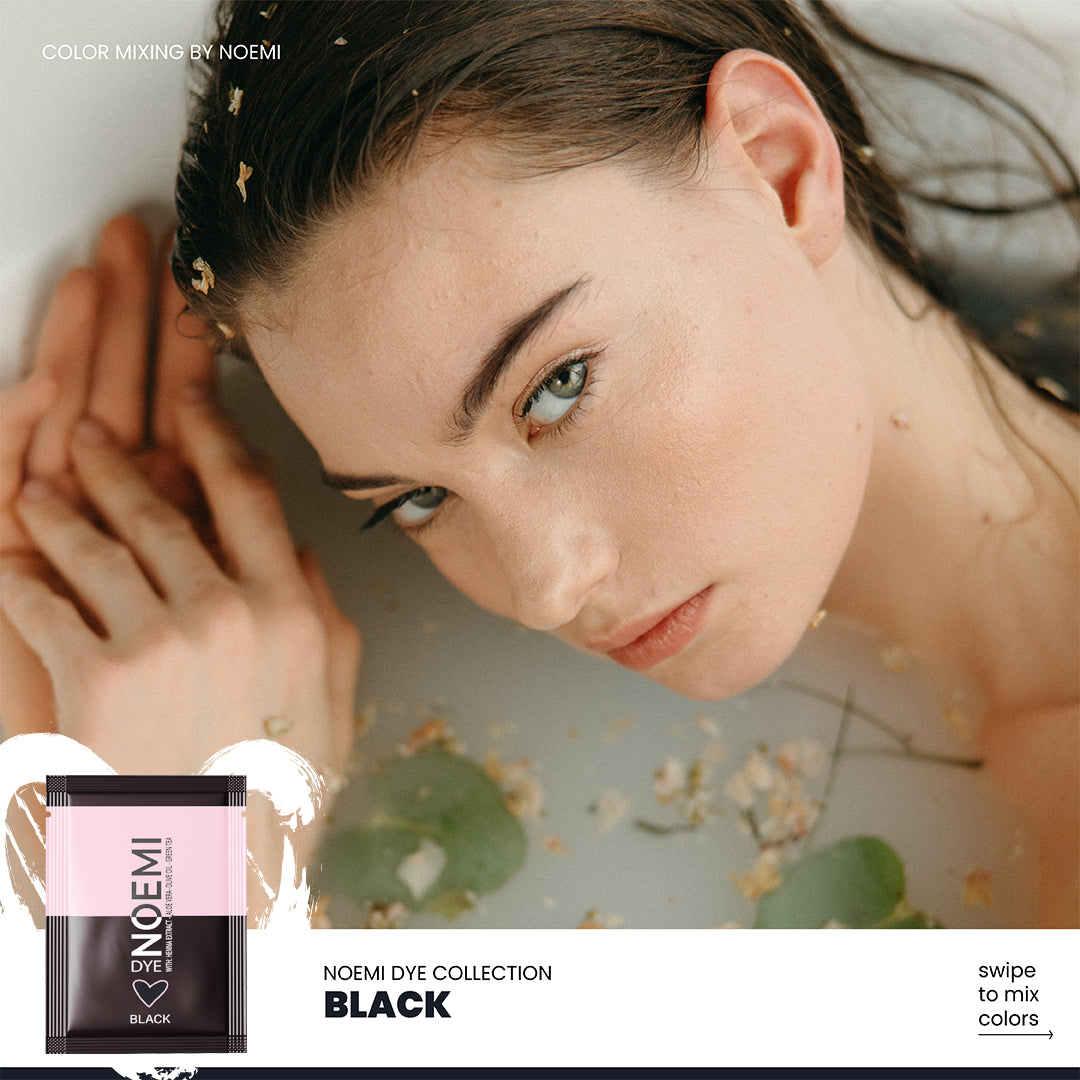 Noemi Tinte Híbrido en Bolsas de 1g – Color Intenso para Cejas y Pestañas - Lash Shop Canarias Eyebrow Tint Negro