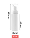 Botella para ESPUMA 60ml / espumadora para champoo de pestañas - Lash Shop Canarias Water Bottles 60ml BLANCA