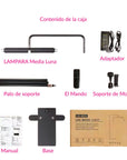 Lámpara profesional LUNA LED de Suelo 40W Luz Regulable para Belleza y Contenido Digital - Lash Shop Canarias lamp led White
