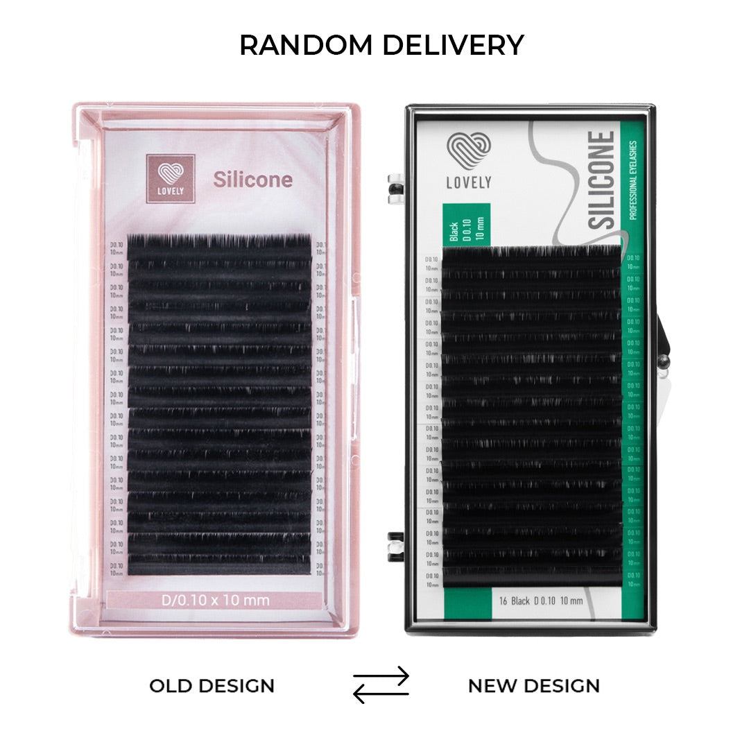 LOVELY PINK SILICON MIX cajas de pestañas - Lash Shop Canarias False Eyelashes 0.07 / M / 7mm 16 lineas