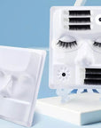 CARA PRACTICA / carita para practicar extensiones/ laminación de pestañas - Lash Shop Canarias Eyelash practice trays Blanca