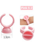 Anillos micro Pigmentación / Pestañas rosa 10un - Lash Shop Canarias Doble S2