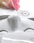 CARA PRACTICA / carita para practicar extensiones/ laminación de pestañas - Lash Shop Canarias Eyelash practice trays Blanca