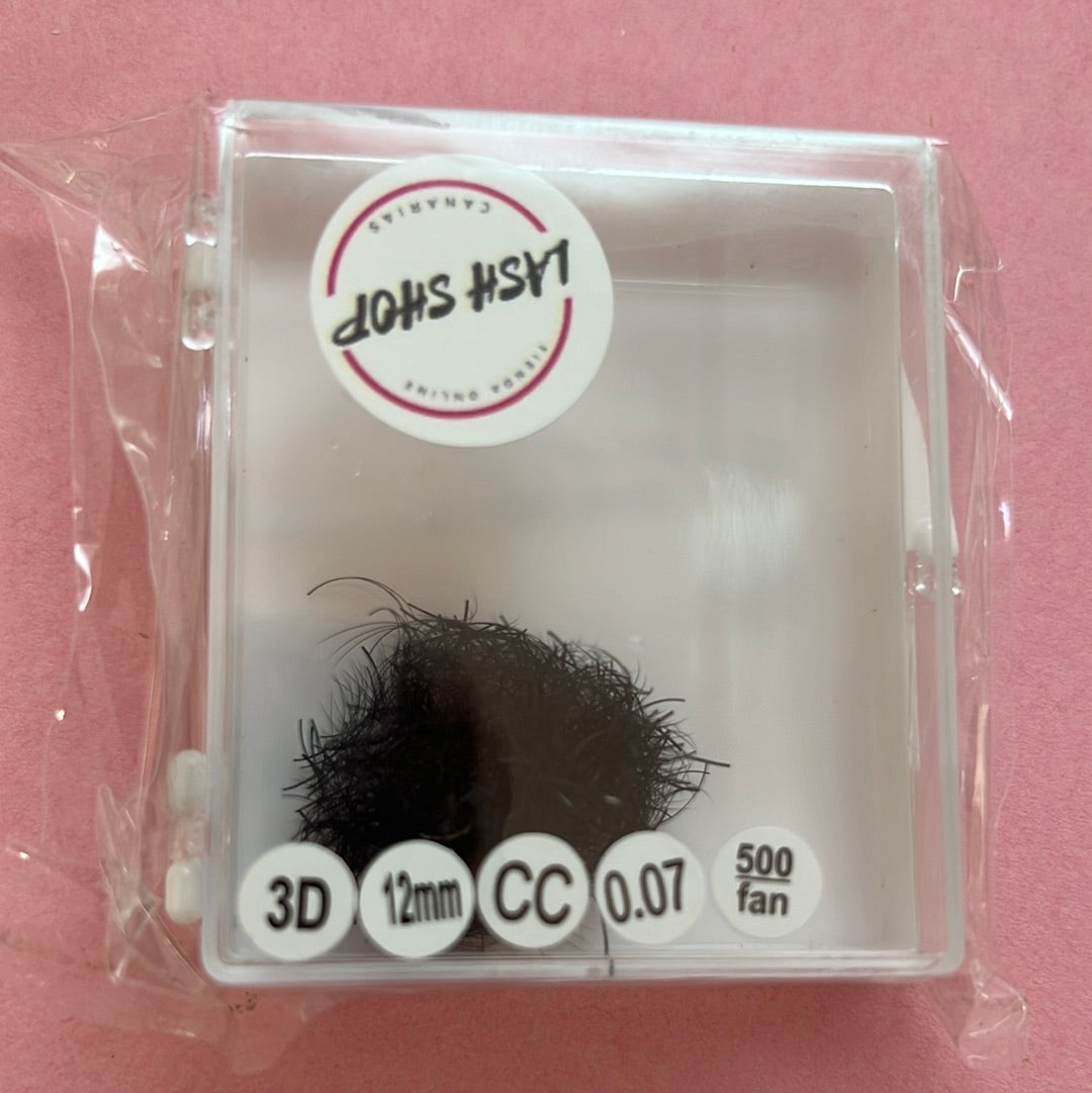 3D VOLUMEN PRO FAN - MEDIDAS INDIVIDUALES - Lash Shop Canarias False Eyelashes C / 14mm