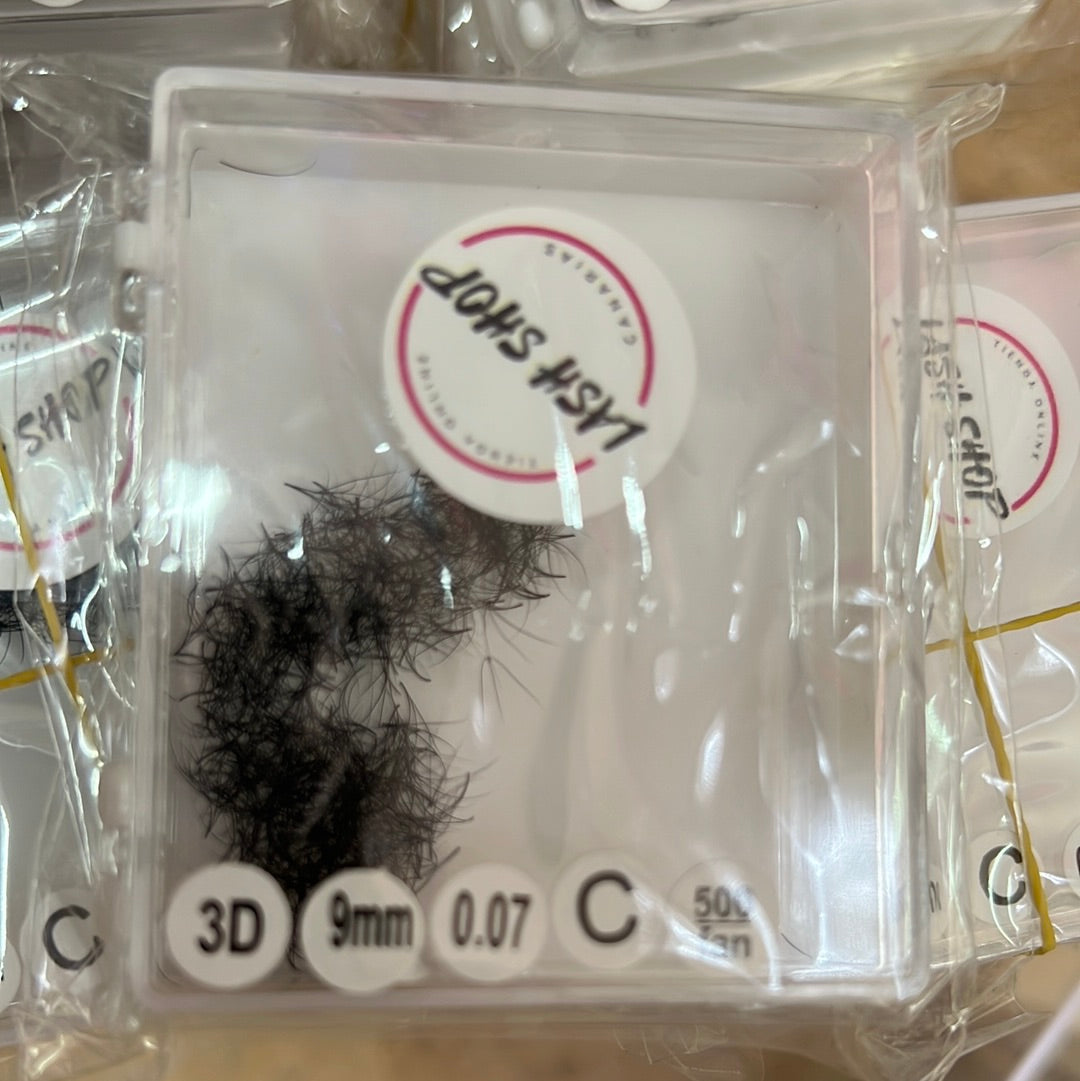 3D VOLUMEN PRO FAN - MEDIDAS INDIVIDUALES - Lash Shop Canarias False Eyelashes C / 14mm