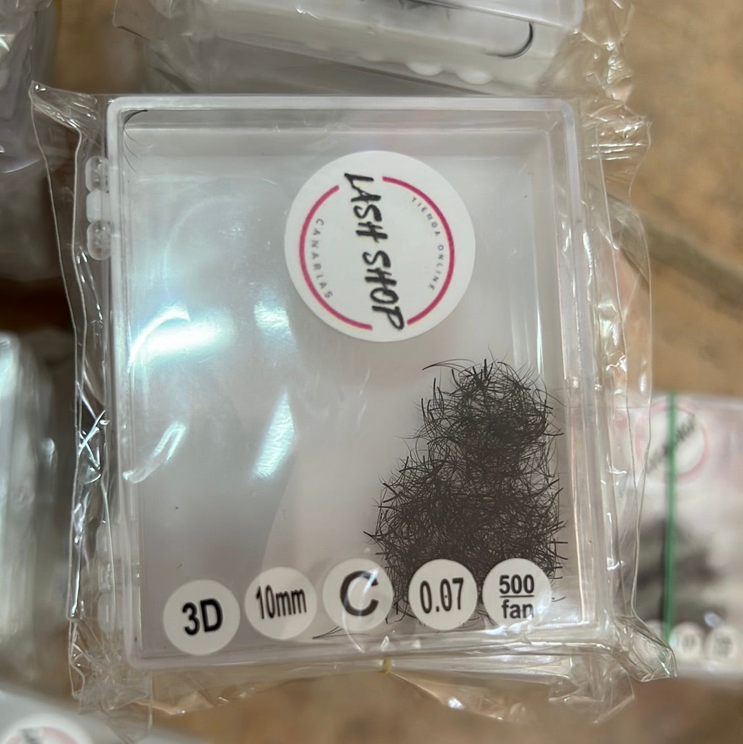3D VOLUMEN PRO FAN - MEDIDAS INDIVIDUALES - Lash Shop Canarias False Eyelashes C / 14mm