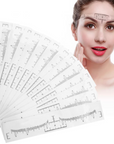 REGLA / GUIA para diseño de cejas - formato pegatina / etiqueta - Lash Shop Canarias Eyebrow Stencils 10un