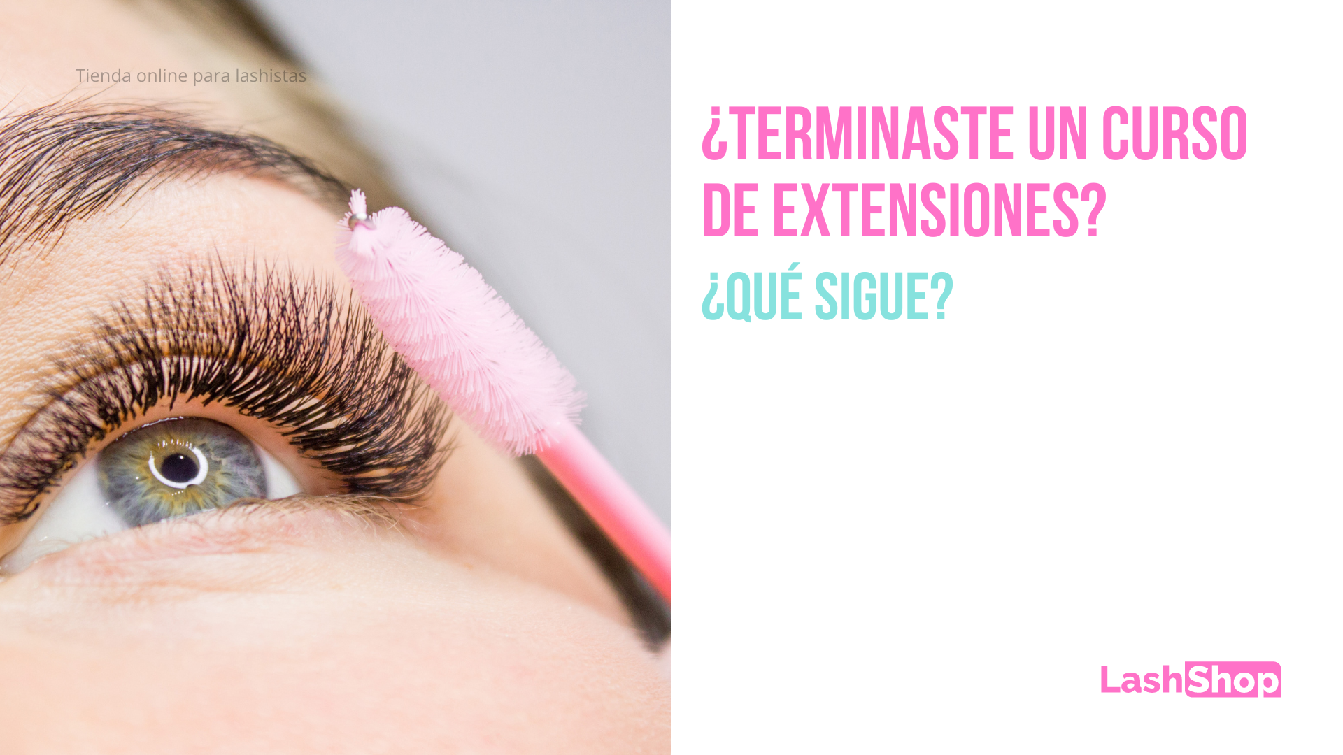 Finalizas un curso de Extensiones de Pestañas.
