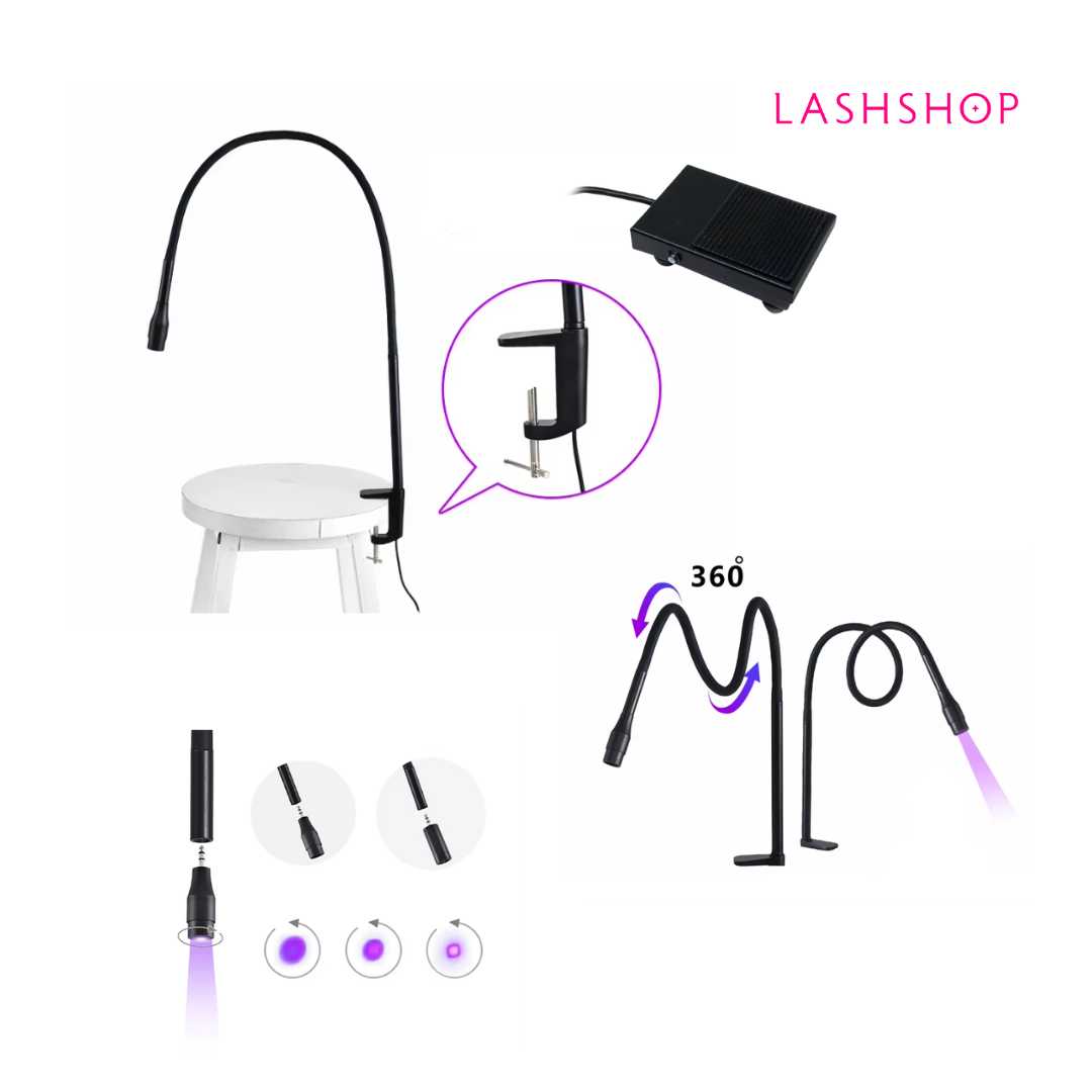 Lámpara UV LED ILUMÍNA de Lash Shop para extensiones de pestañas UV LED