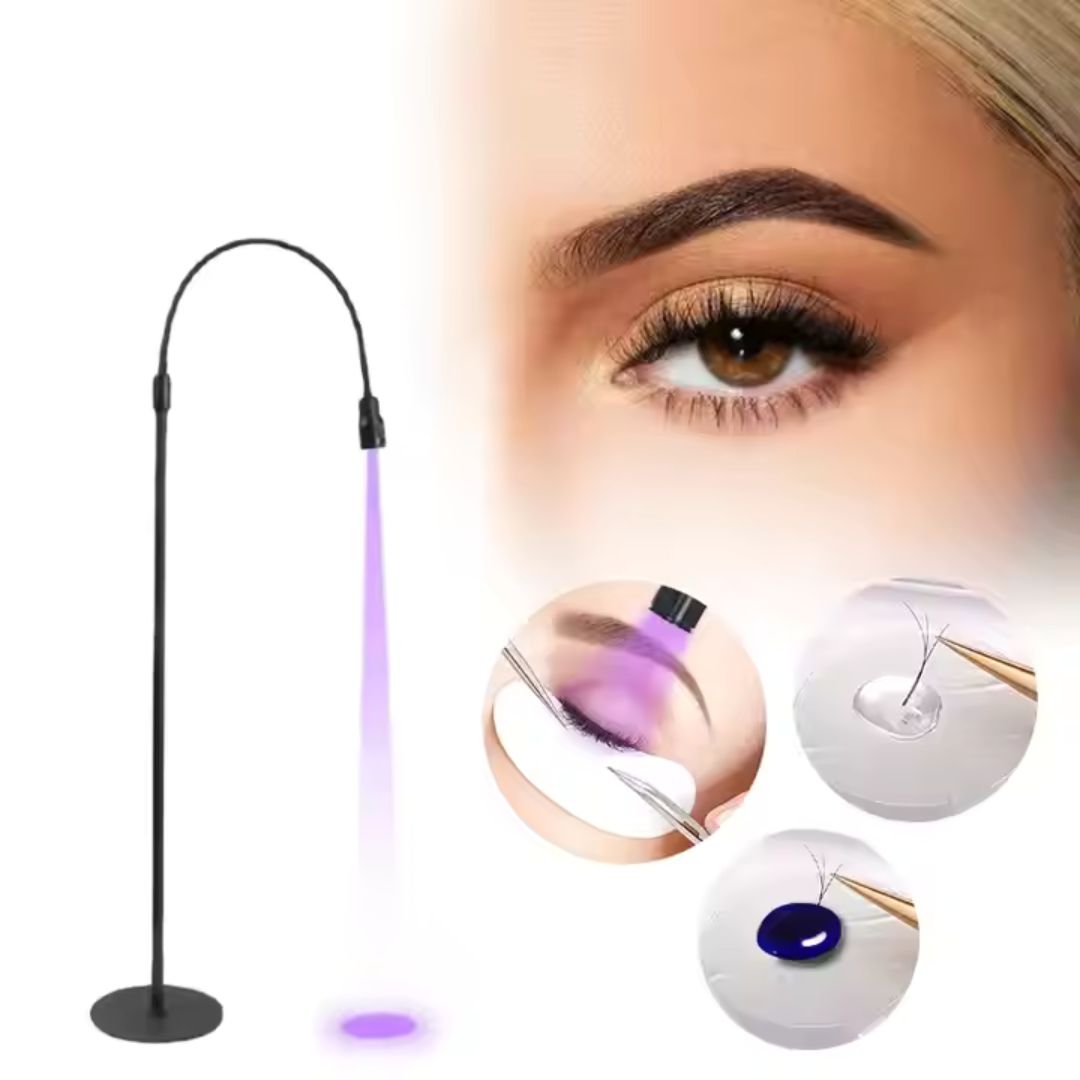 Lampara UV LED luz para extensiones de pestañas con LUMEN adhesivo Lovely
