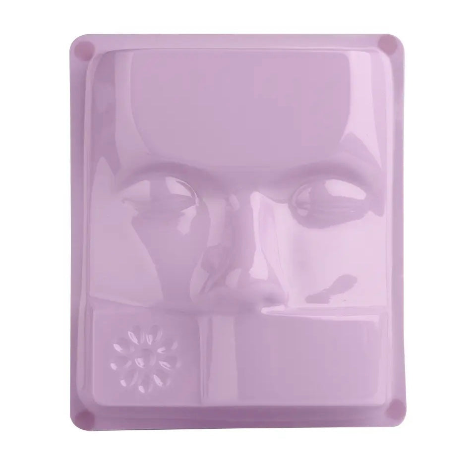 CARA PRACTICA / carita para practicar extensiones/ laminación de pestañas - Lash Shop Canarias Eyelash practice trays Morado