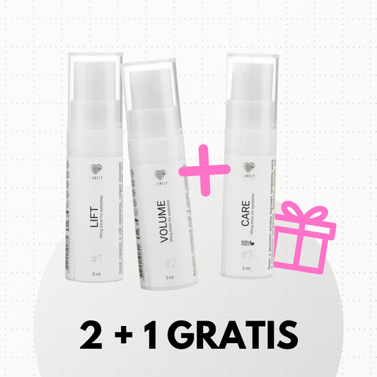 KIT  2  + 1 LASH LAMI SENSITIVE 5ml LOVELY