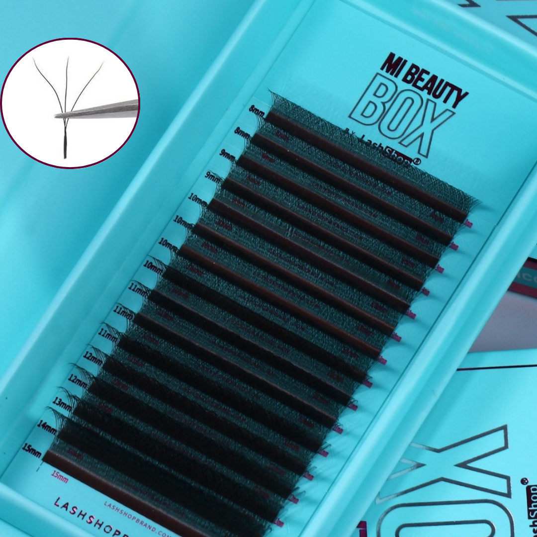 VOLUMEN HAWAIANO 3D W 0.07 - MIX MiBeautyBox - Lash Shop Canarias