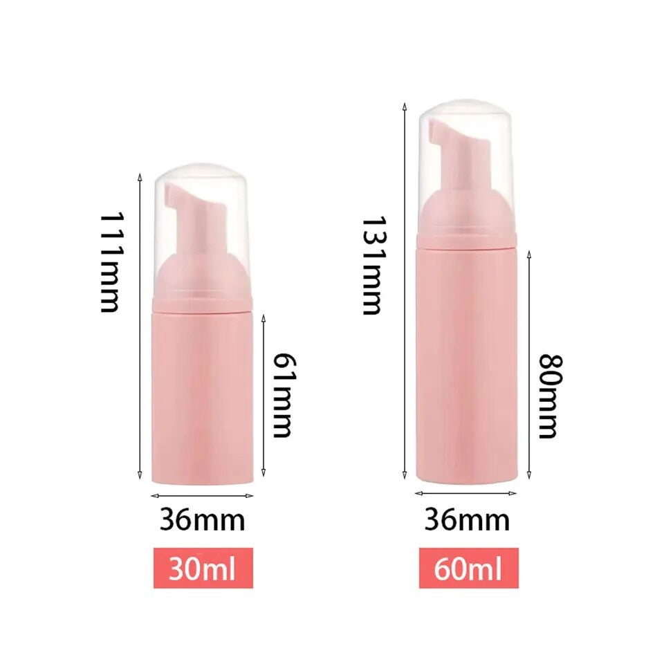Botella para ESPUMA 60ml / espumadora para champoo de pestañas - Lash Shop Canarias Water Bottles Default Title