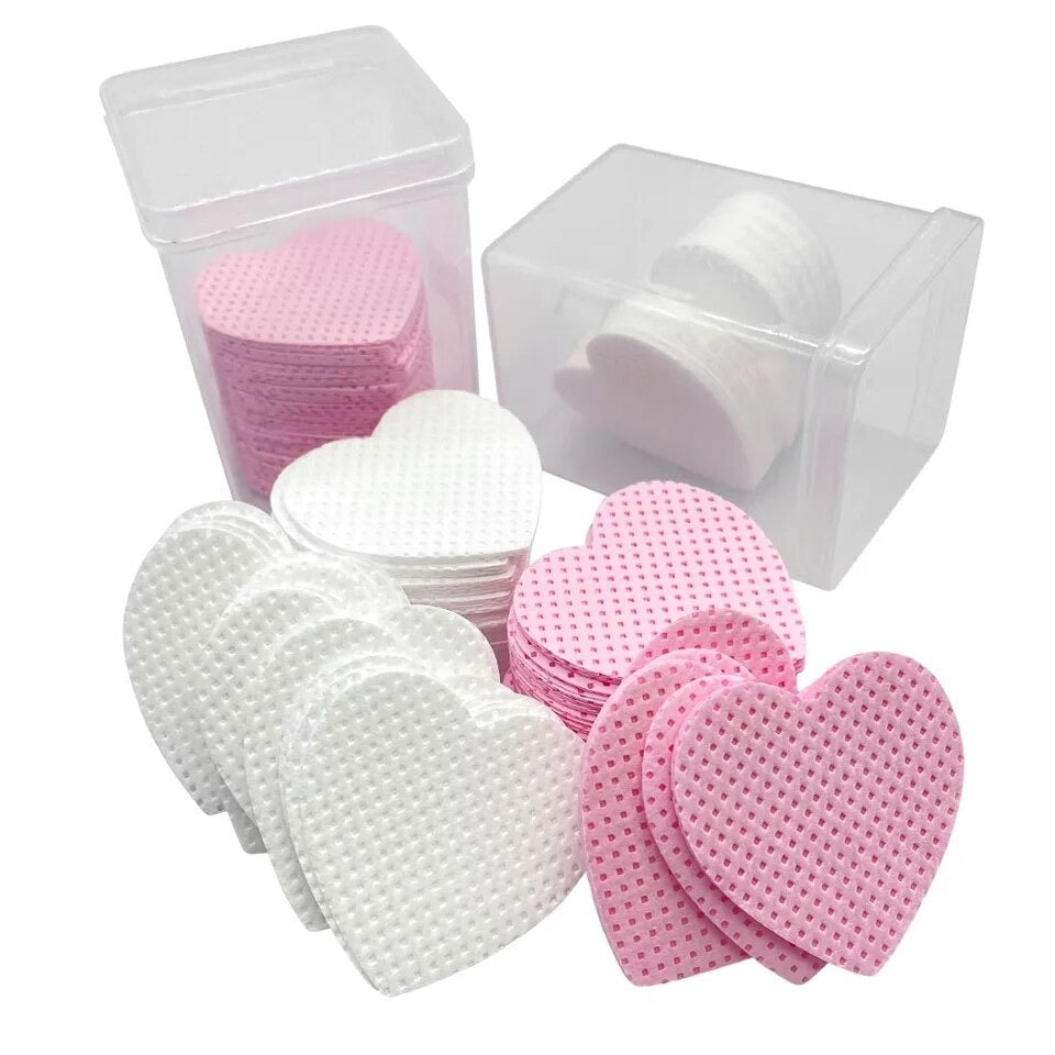 200 Hojas para limpieza de la boquilla de pegamento pestañas - Lash Shop Canarias eyelash extensions materials Blanco