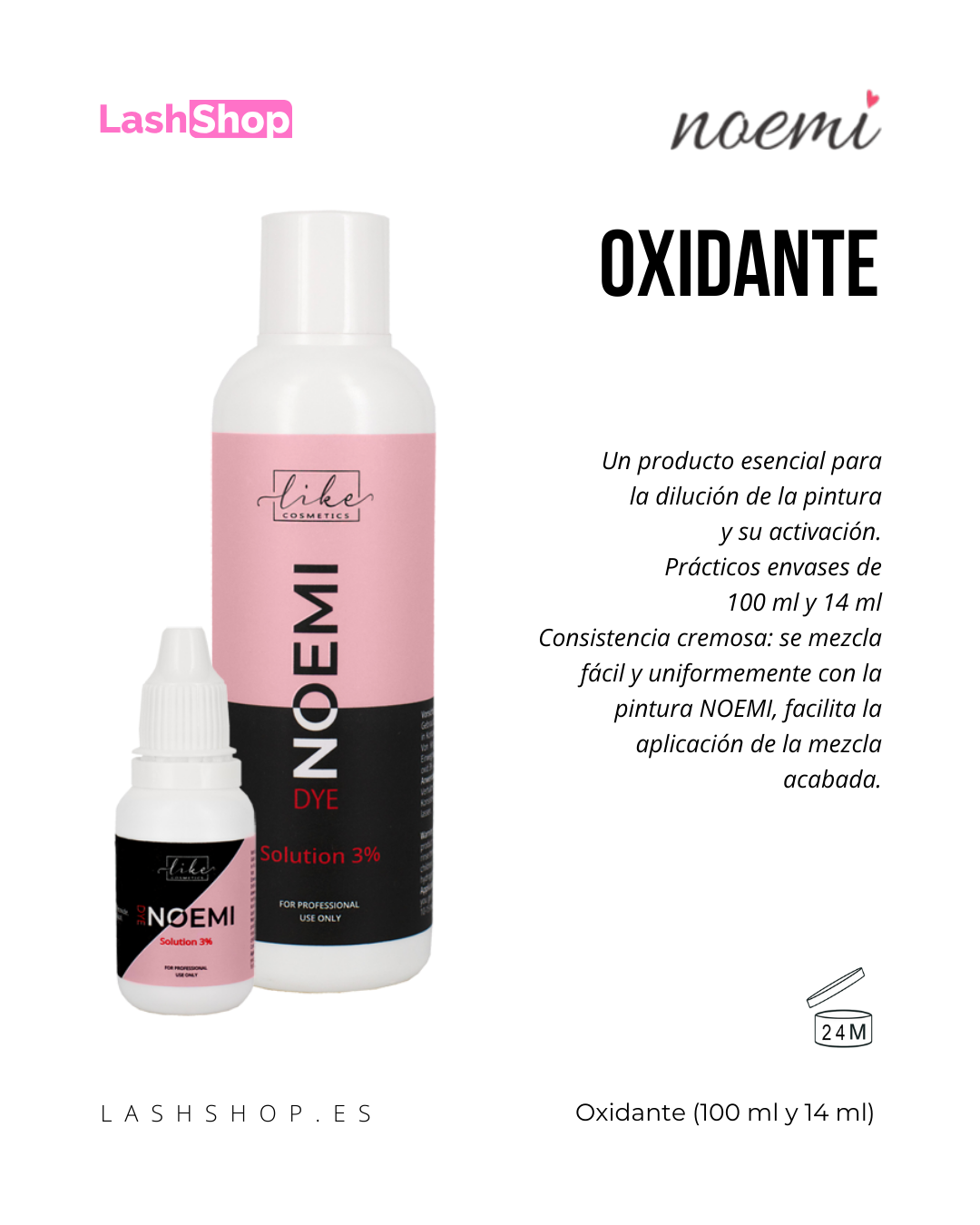 Noemi Oxidante en crema TINTE 3% 100ml
