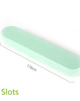 CAJA para pinzas DOBLE metalica - Lash Shop Canarias Tweezer Box Cyan Verde