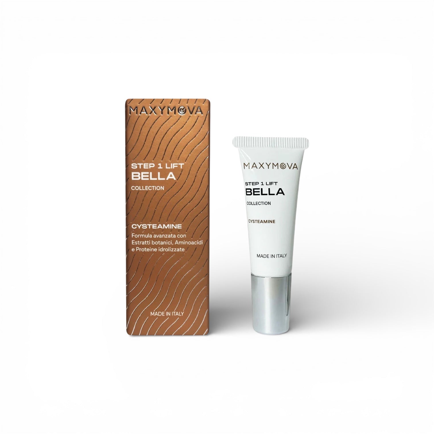 BELLA STEP 1 LIFT CISTEAMINA  es la primera fase del tratamiento de laminación de cejas y pestañas. 