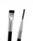 Cepillo profesional 2 en 1 para pestañas y cejas,