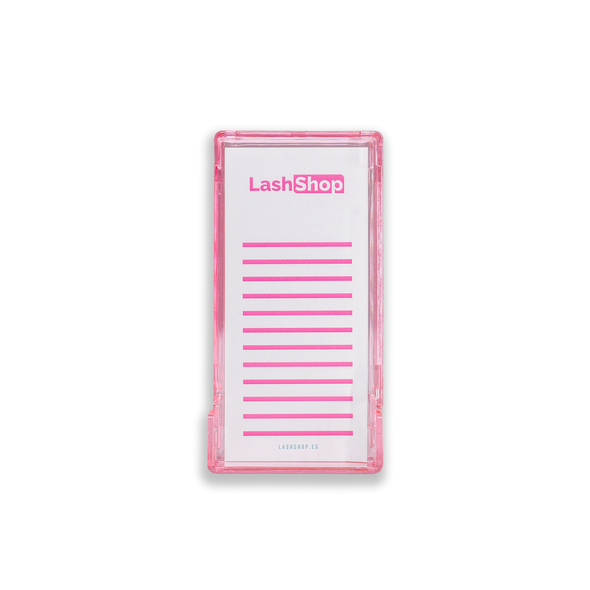 Caja con la bandeja extraíble / palet para extensiones de pestañas - Lash Shop Canarias Gris Oscuro