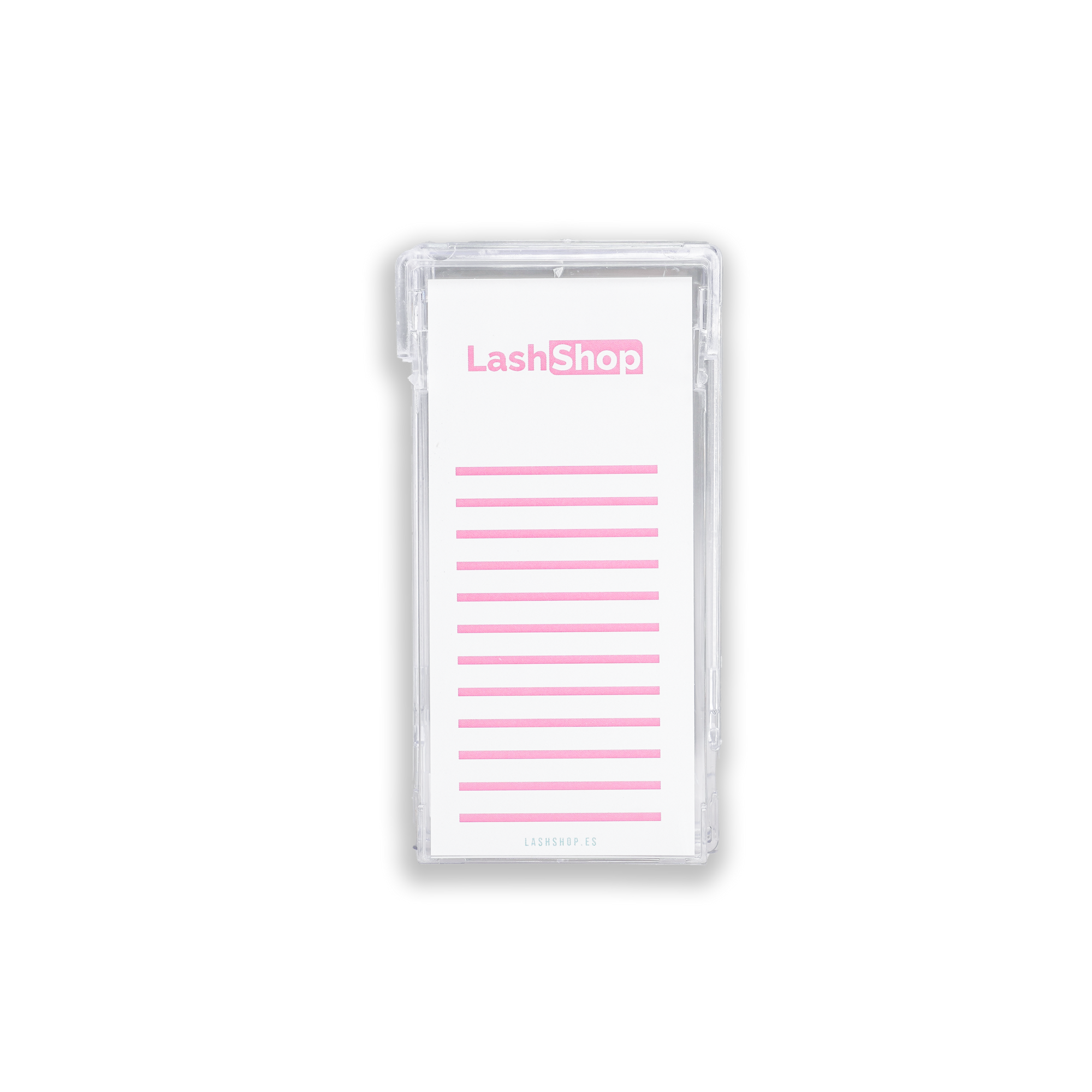 Caja con la bandeja extraíble / palet para extensiones de pestañas - Lash Shop Canarias Gris Oscuro