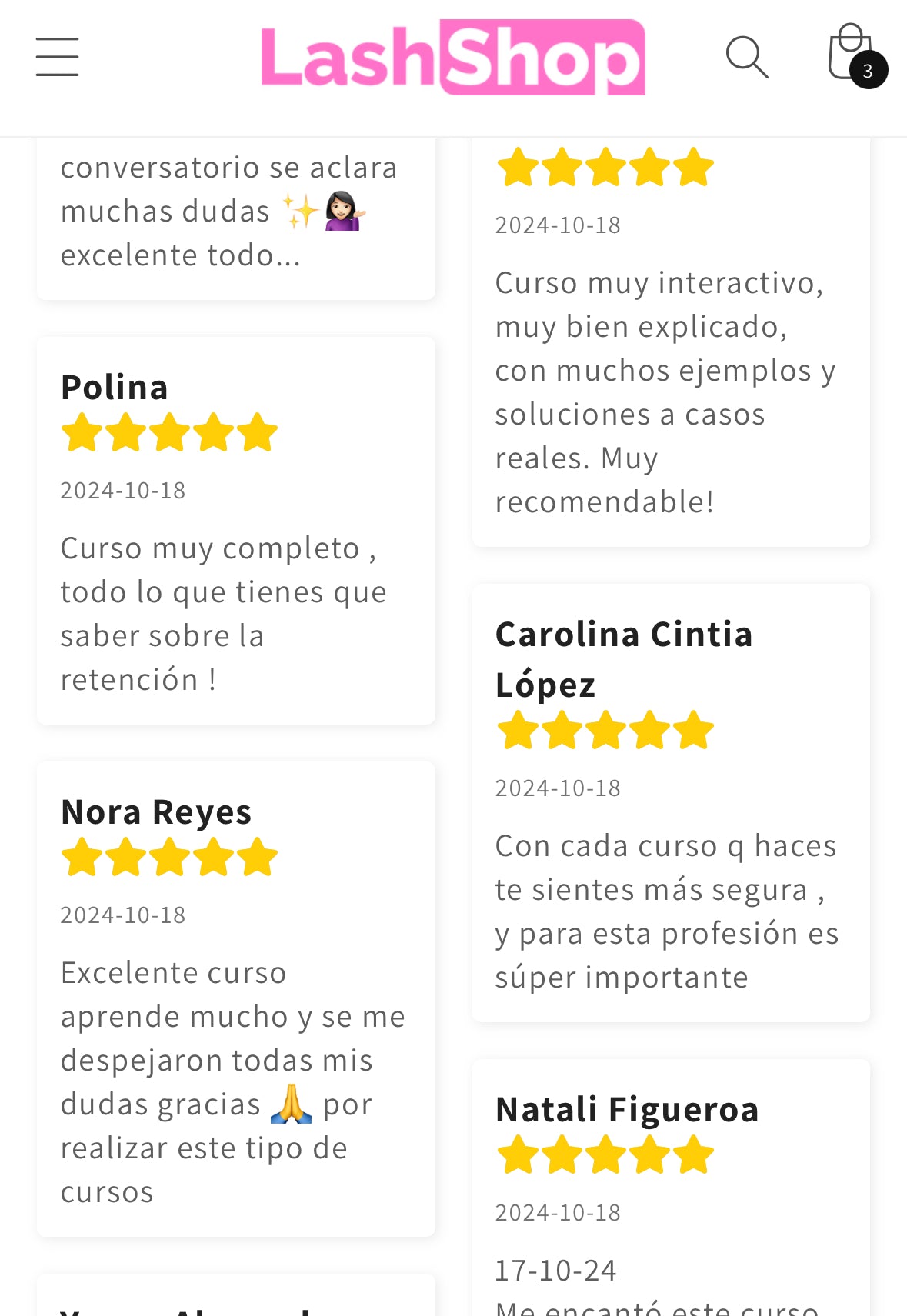 CSI RETENCIÓN DE PESTAÑAS curso grabado - Lash Shop Canarias