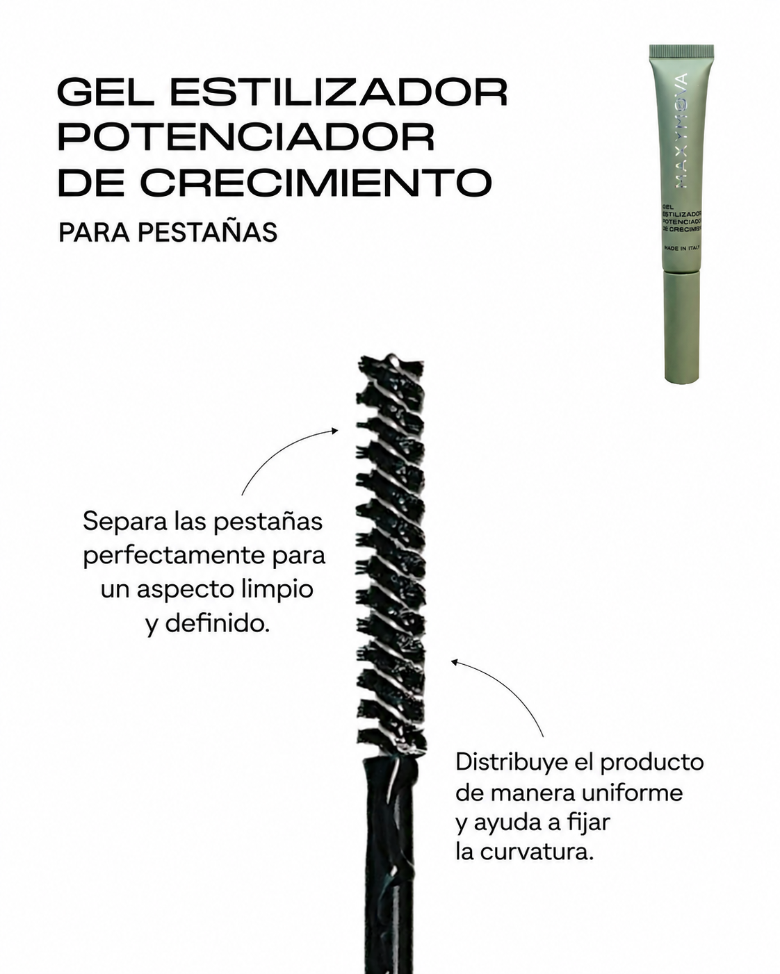 Growth Booster Gel Estilizador para pestañas y cejas