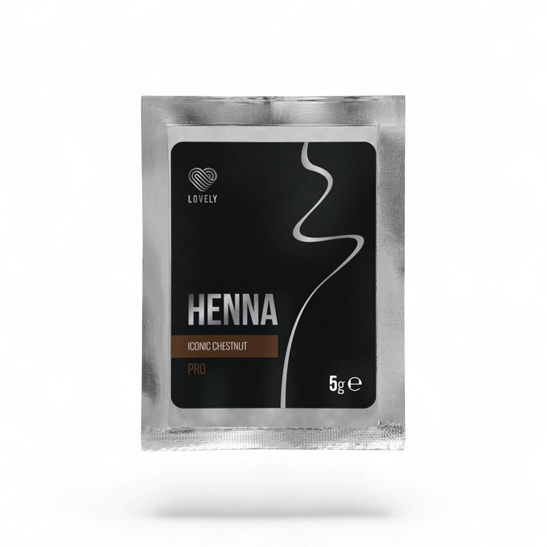HENNA SACHETS- SOBRES 1g LOVELY - Lash Shop Canarias Henna Brows Accessory 02 Iconic Chesnut ( Marrón Medio )