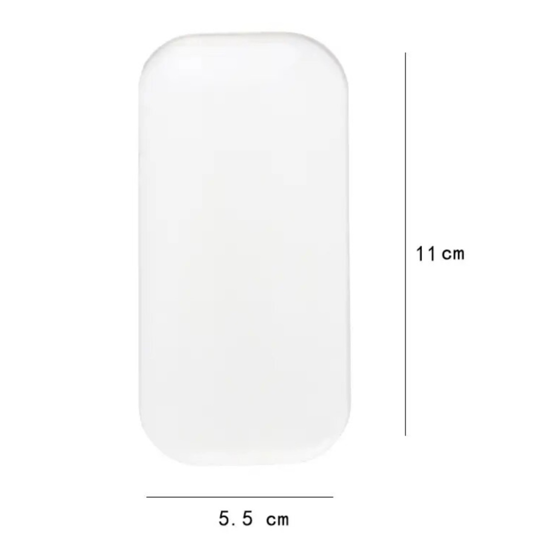 PALET de SILICONA pegajoso transparente - Lash Shop Canarias 5.5 x 11 cm