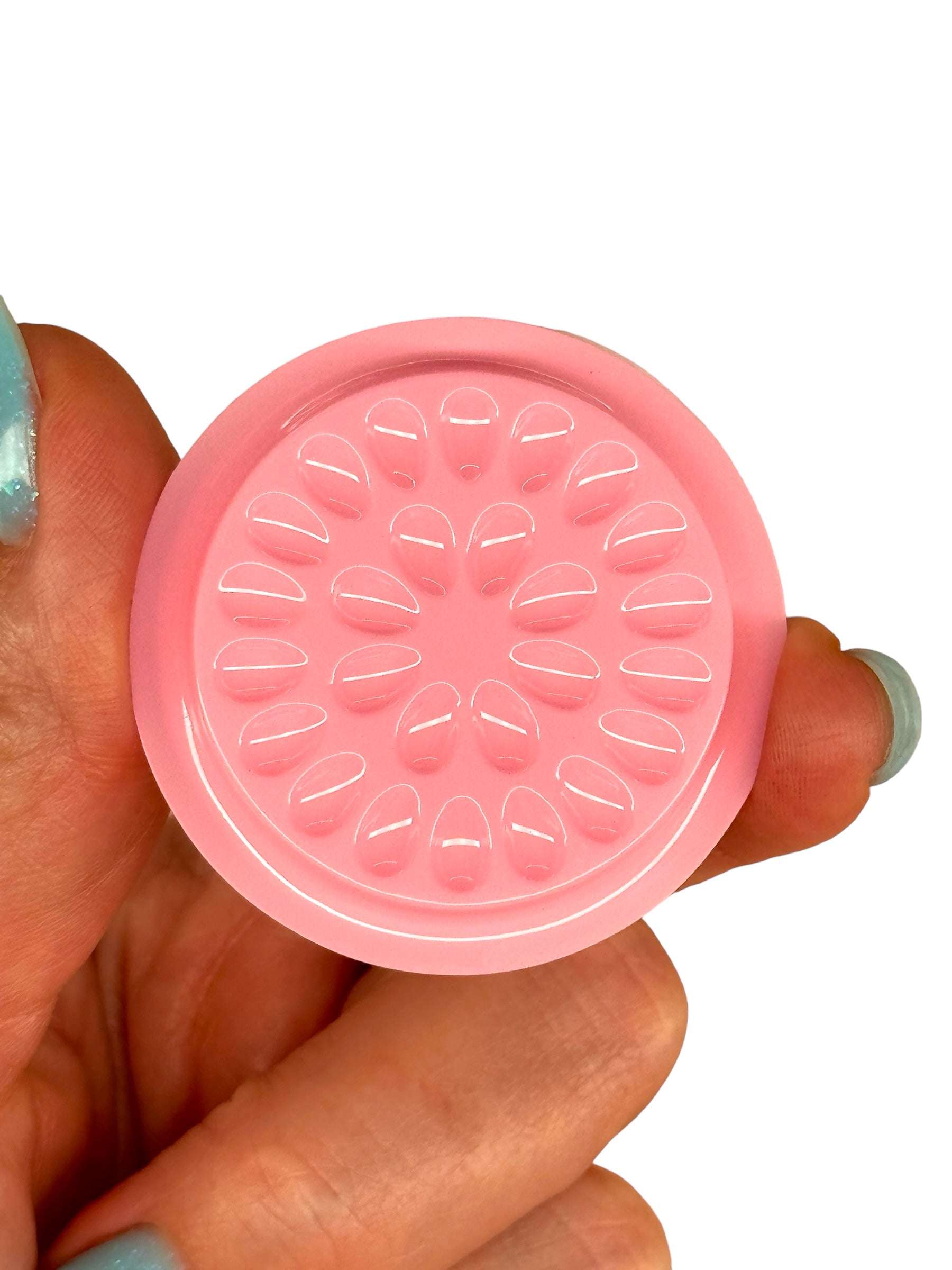 Base Pegamento autoadhesivo / Pallet Glue extensiones de pestañas / flor - Lash Shop Canarias 10un