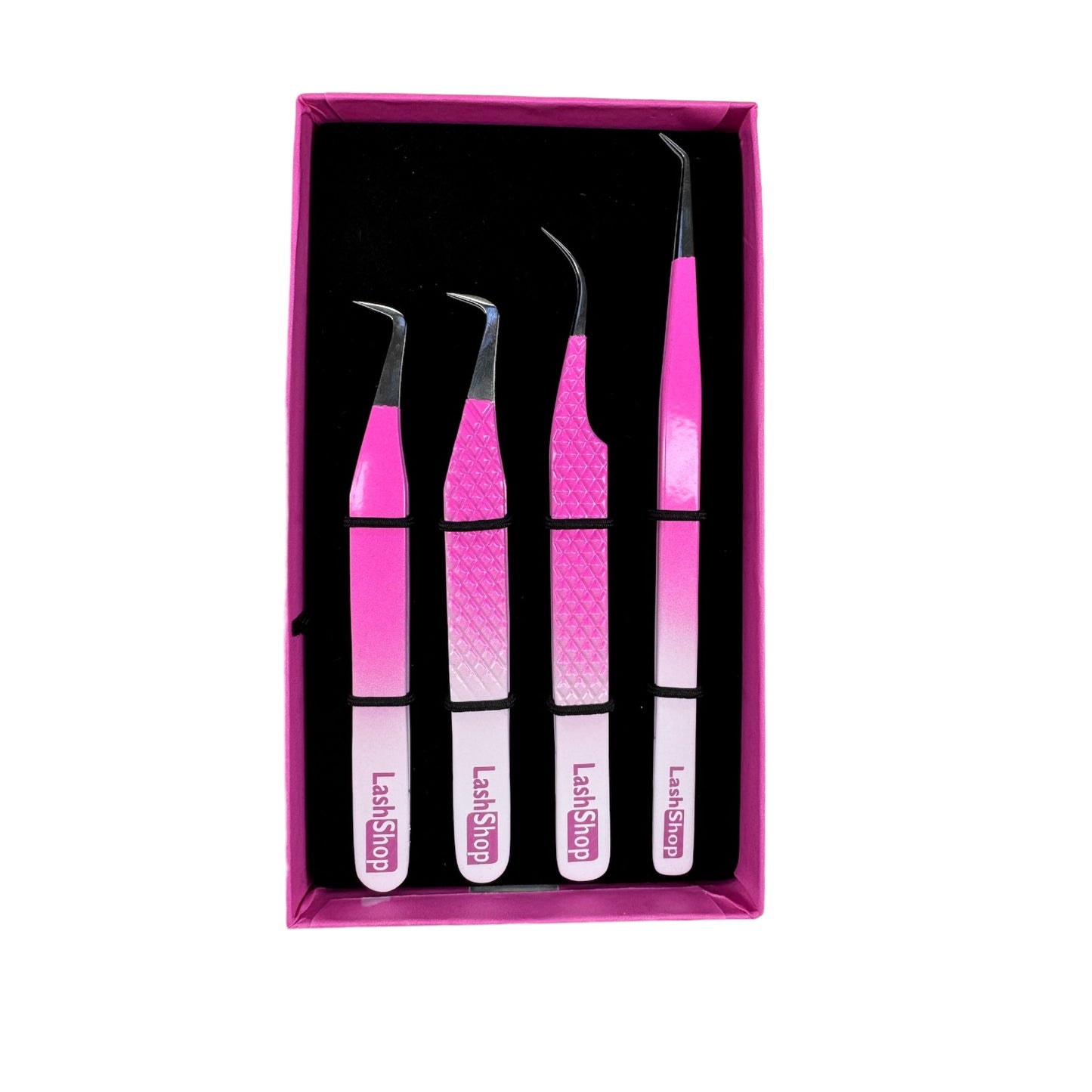 KIT 4 Pinzas Fuchsia DOBLE TONO con DOBLE VOLUMEN