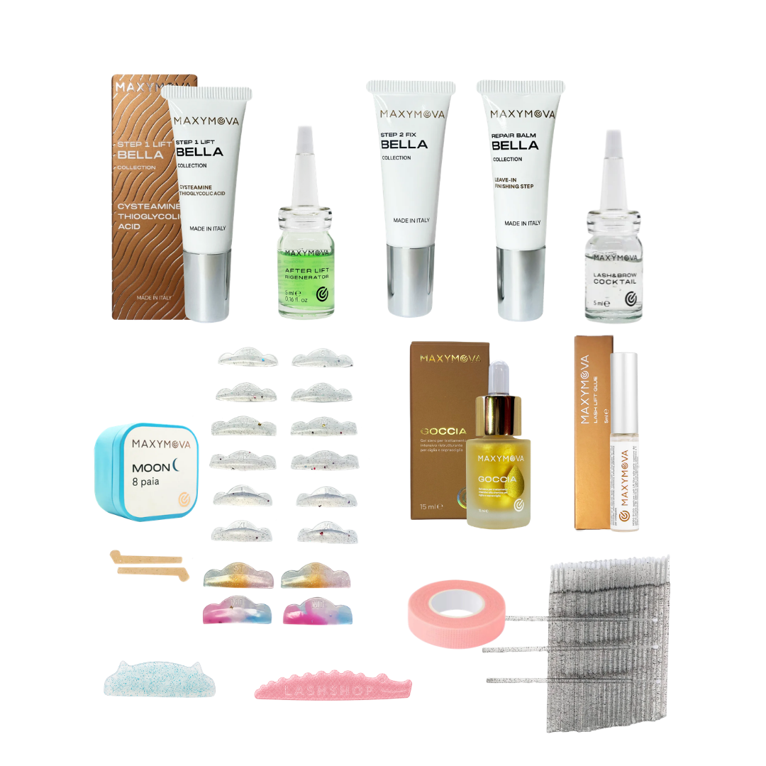 Kit completo de maxymova para lifting de pestañas coreano y laminación de cejas