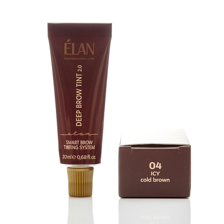 ÉLAN Deep Brow Tint Smart Brow Tinting System In the color 04 ICY COLD BROWN