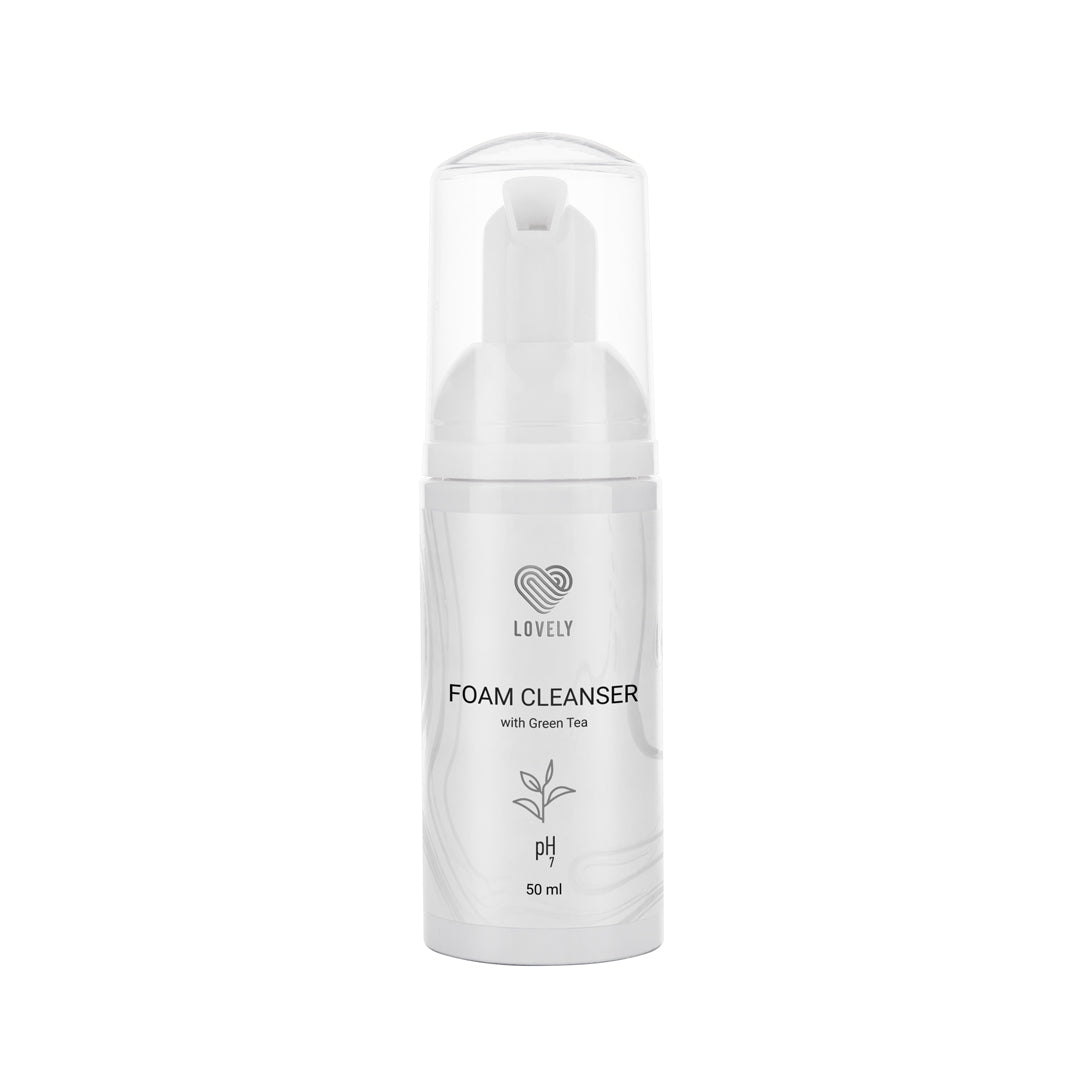 Champu Limpiador en espuma LOVELY 50ml  TÉ  VERDE