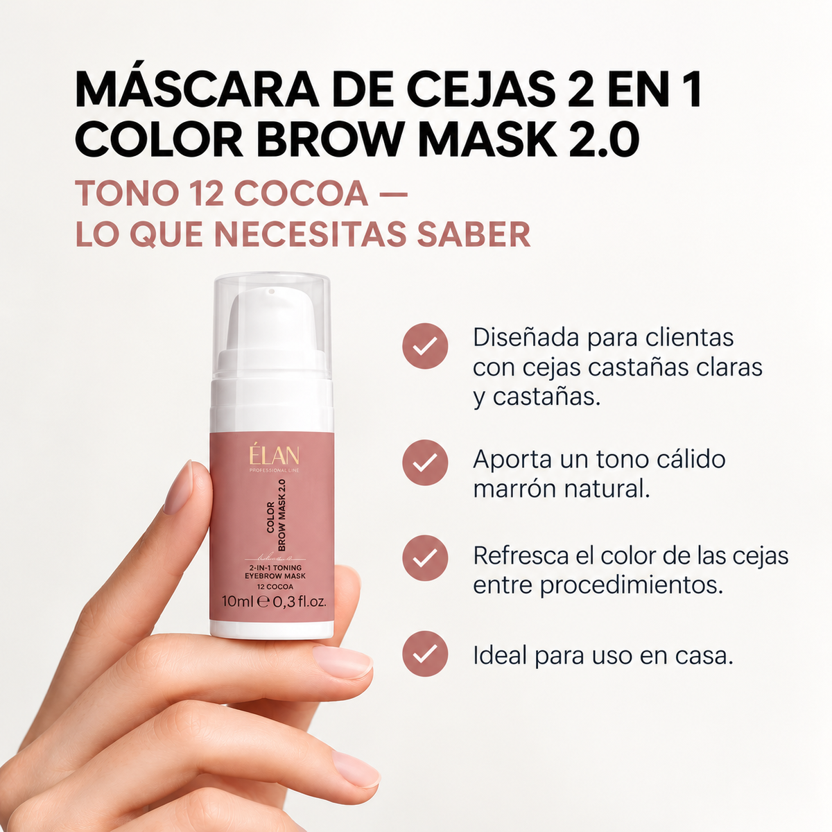 Élan Color Brow Mask - 2.0: Mascarilla Tonificante 2-en-1